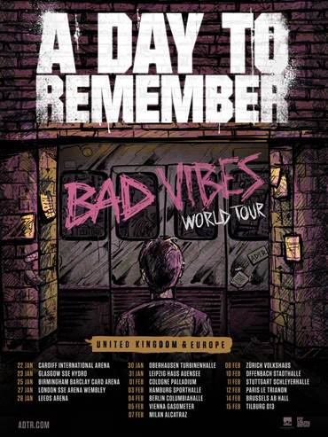 A Day To Remember - Tour 2017
