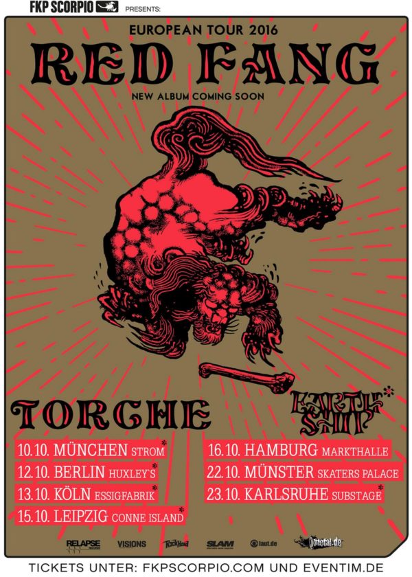 Tourflyer Red Fang 2016