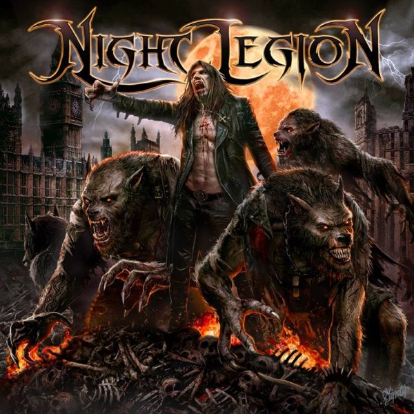 Bild Night Legion Debüt Album 2017 Cover Artwork