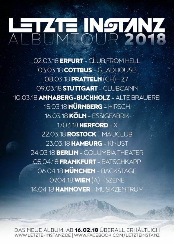 Letzte Instanz - Tourplakat 2018