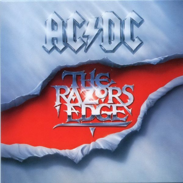Hier befindet sich das Cover von AC/DCs "The Razors Edge".