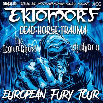Tourplakat Ektomorf EuropeanFury Tour 2018