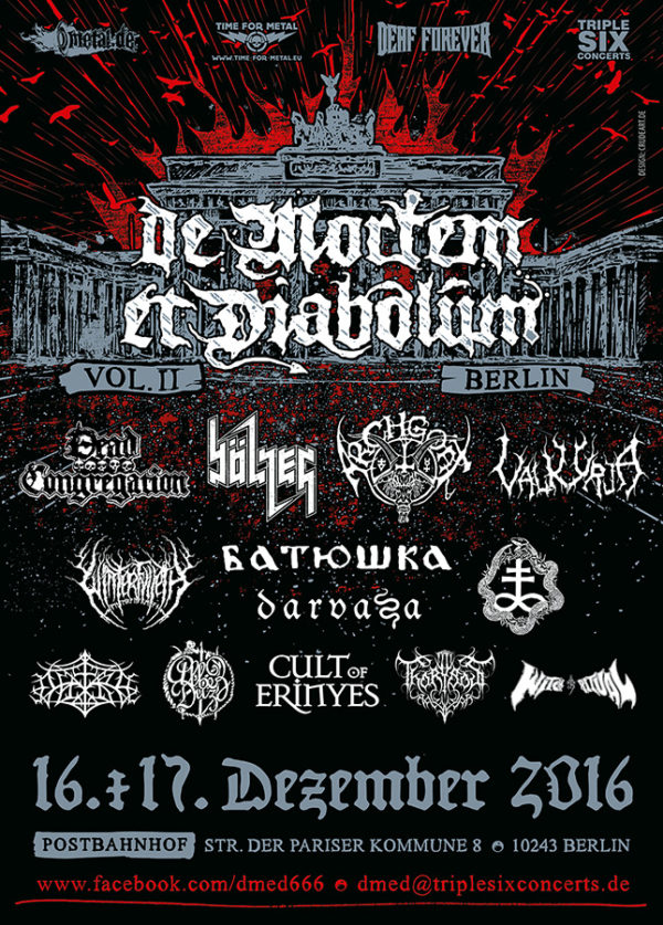 Flyer De Mortem Et Diabolum 2016