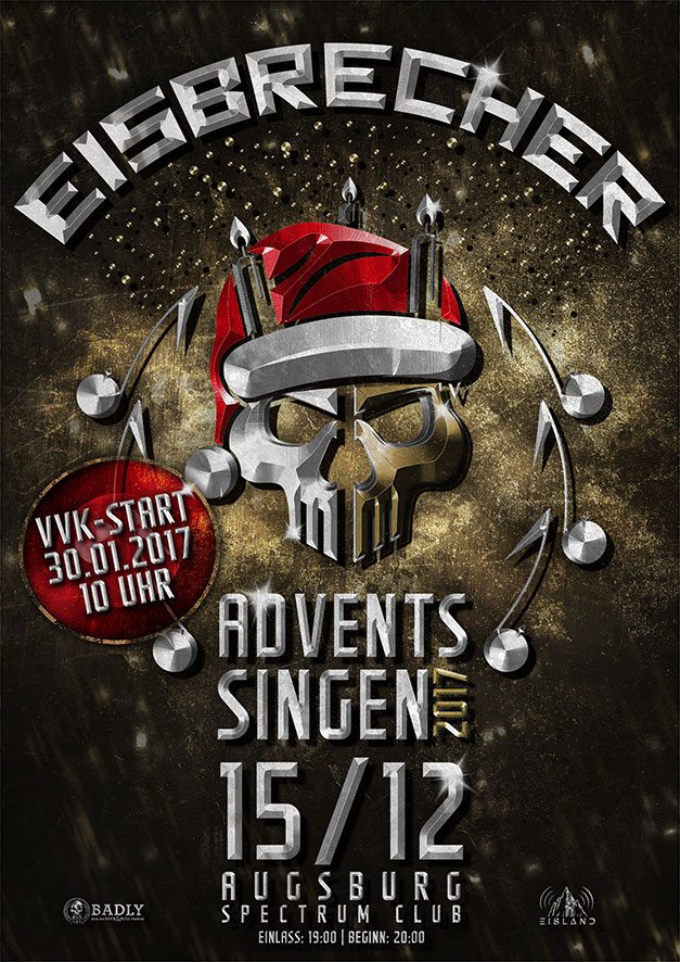 Flyer Eisbrecher Adventssingen 2017