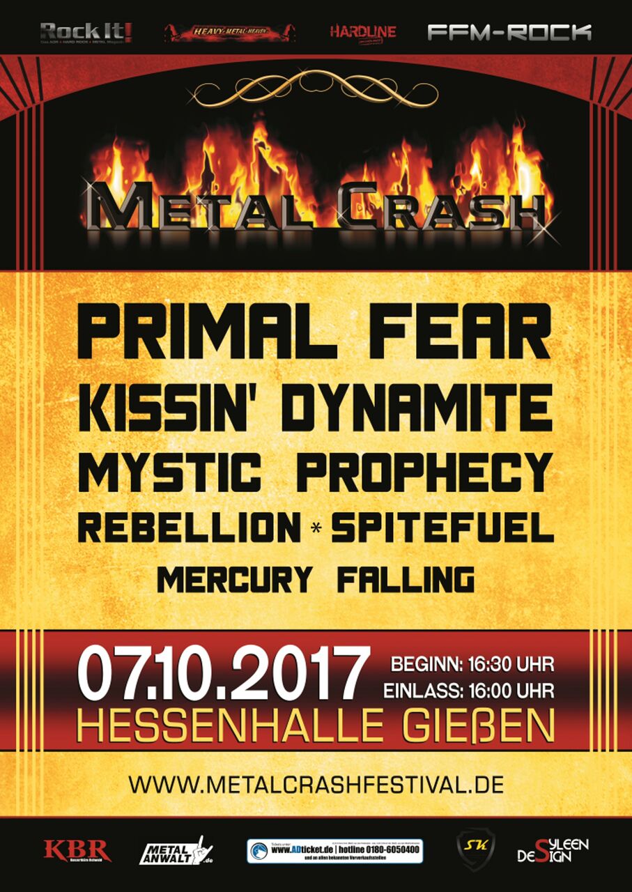 Flyer Metal Crash Festival 2017