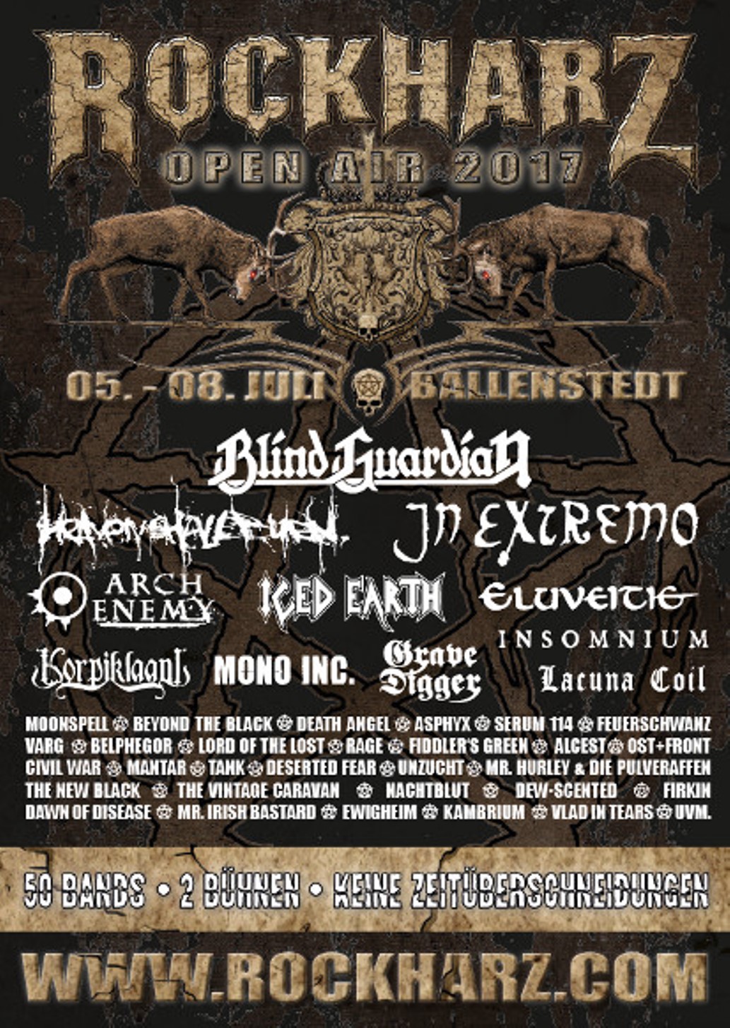 Flyer des Rockharz 2017