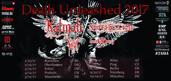 Death Unleashed Tour 2017 - Header