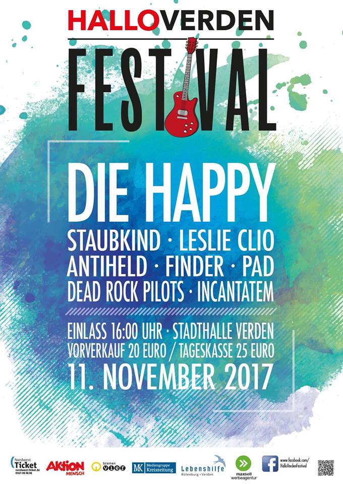 Tourplakat Hallo Verden Festival 2017