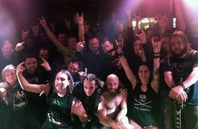 Bild CRIPPER zusammen mit Fans im Lemmy, Kaunas