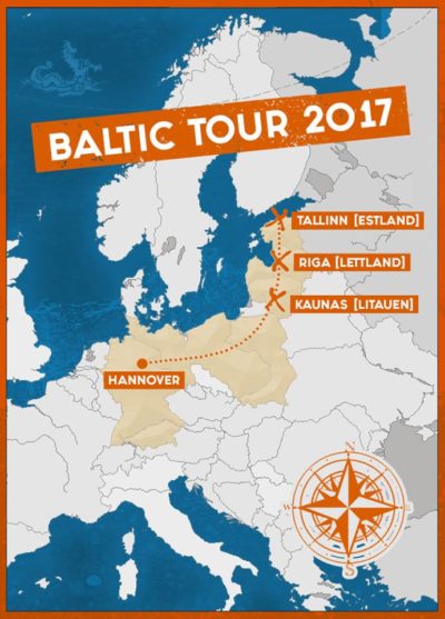Bild Cripper Baltikum Tour 2017 Karte