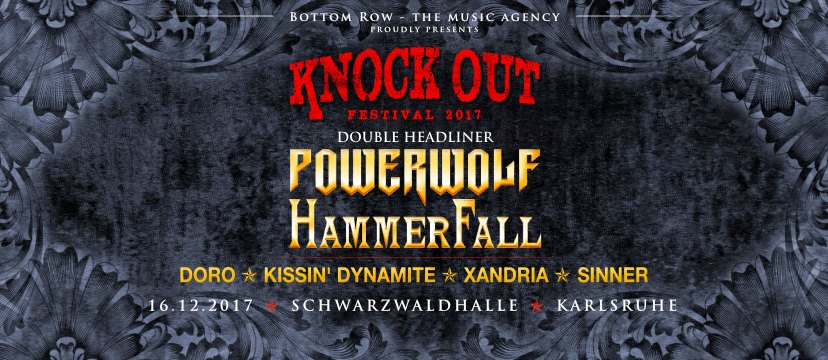Festivalplakat der beteiligten Bands 2017