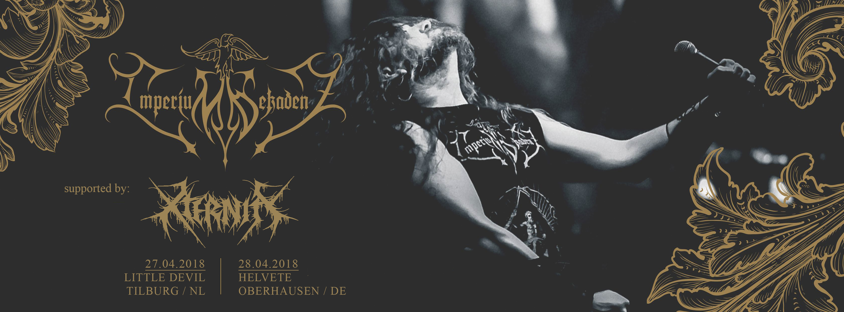 Konzertplakat Imperium Dekadenz 2018
