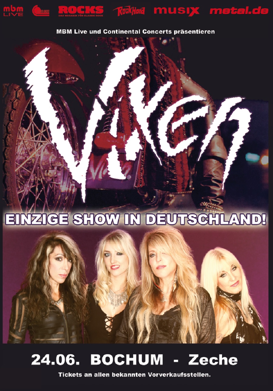 Bild Vixen Live in Bochum 2018 Poster