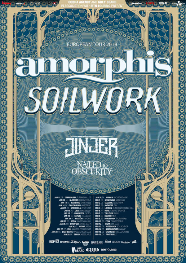 Amorphis/Soilwork Co-Headlinertour 2019