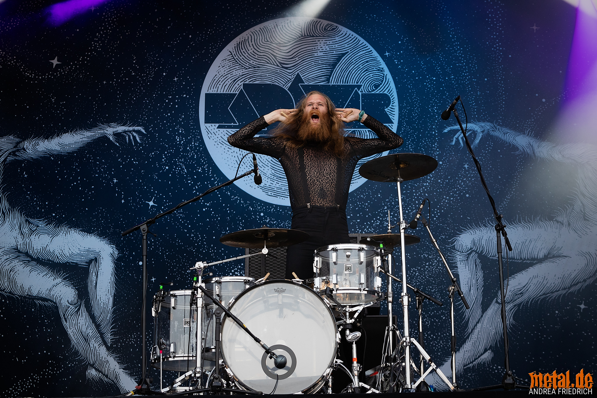 Konzertfoto von Kadavar auf dem Summer Breeze Open Air 2018