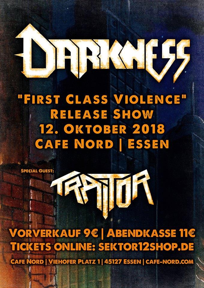 Bild: Darkness "First Class Violence"-Release-Show