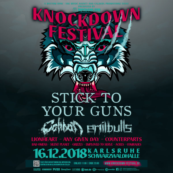 Bild Knockdown Festival Poster 2018