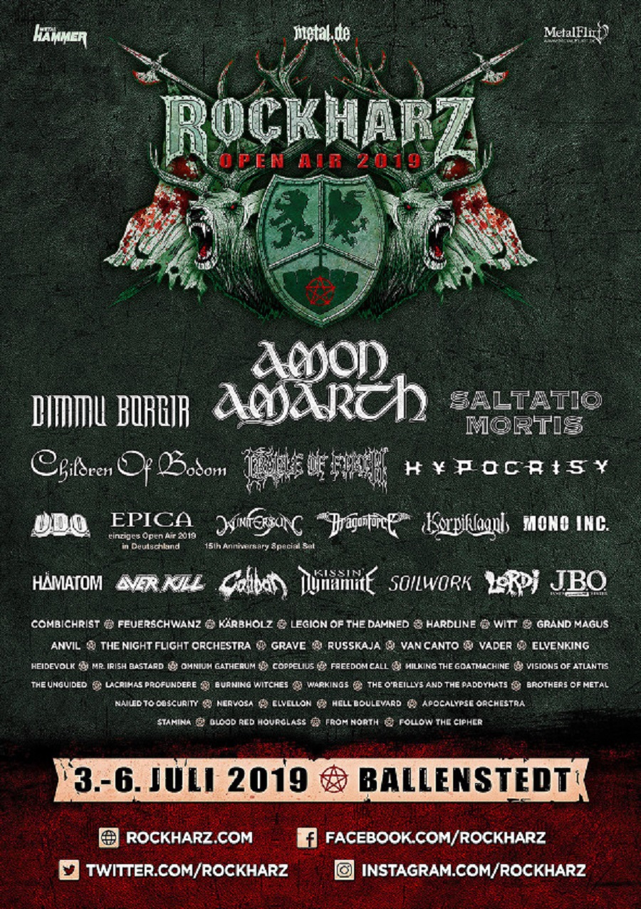 Bild Rockharz 2019 Flyer April 2019