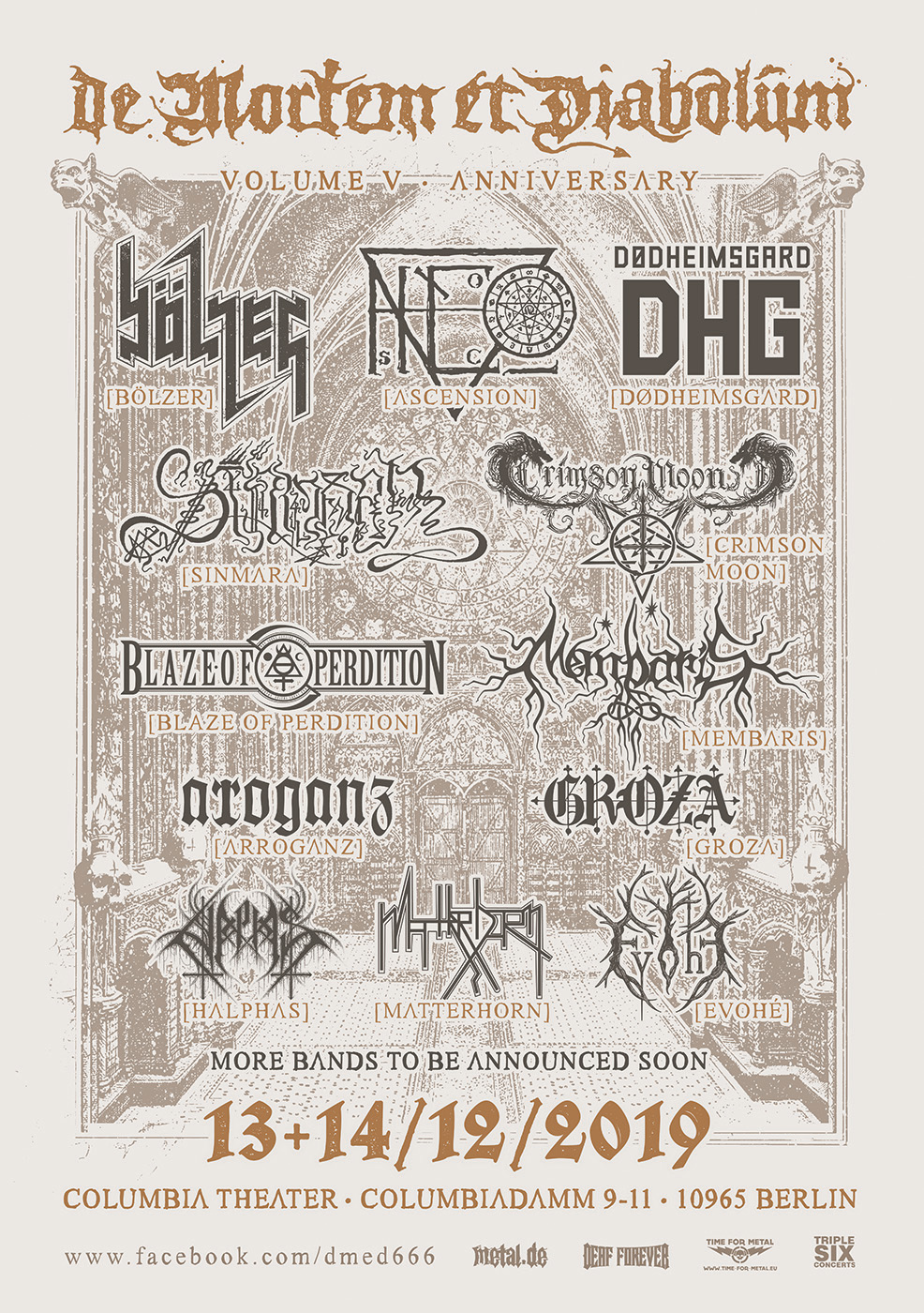 Bild De Mortem Et Diabolum 2019 Flyer
