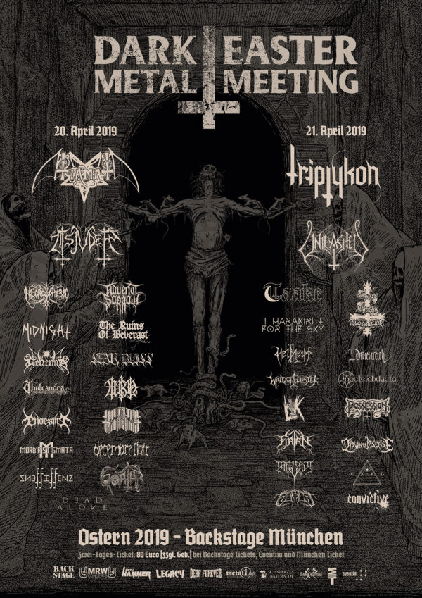 Dark Easter Metal Meeting 2019 Plakat