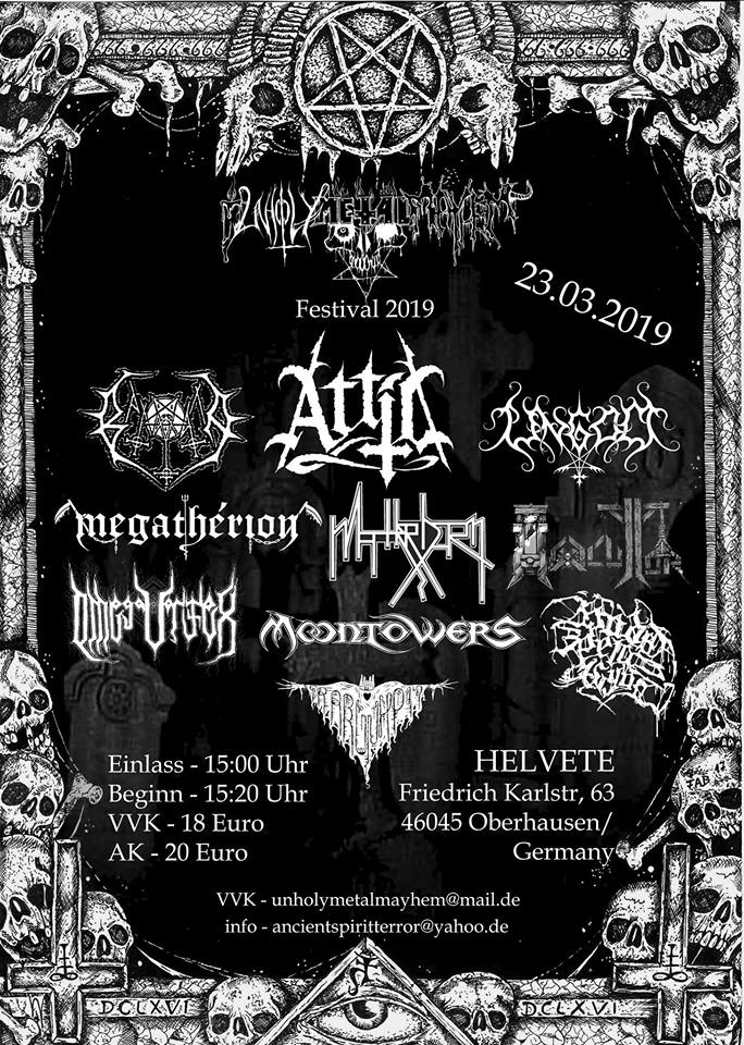 Unholy Metal Mayhem 2019