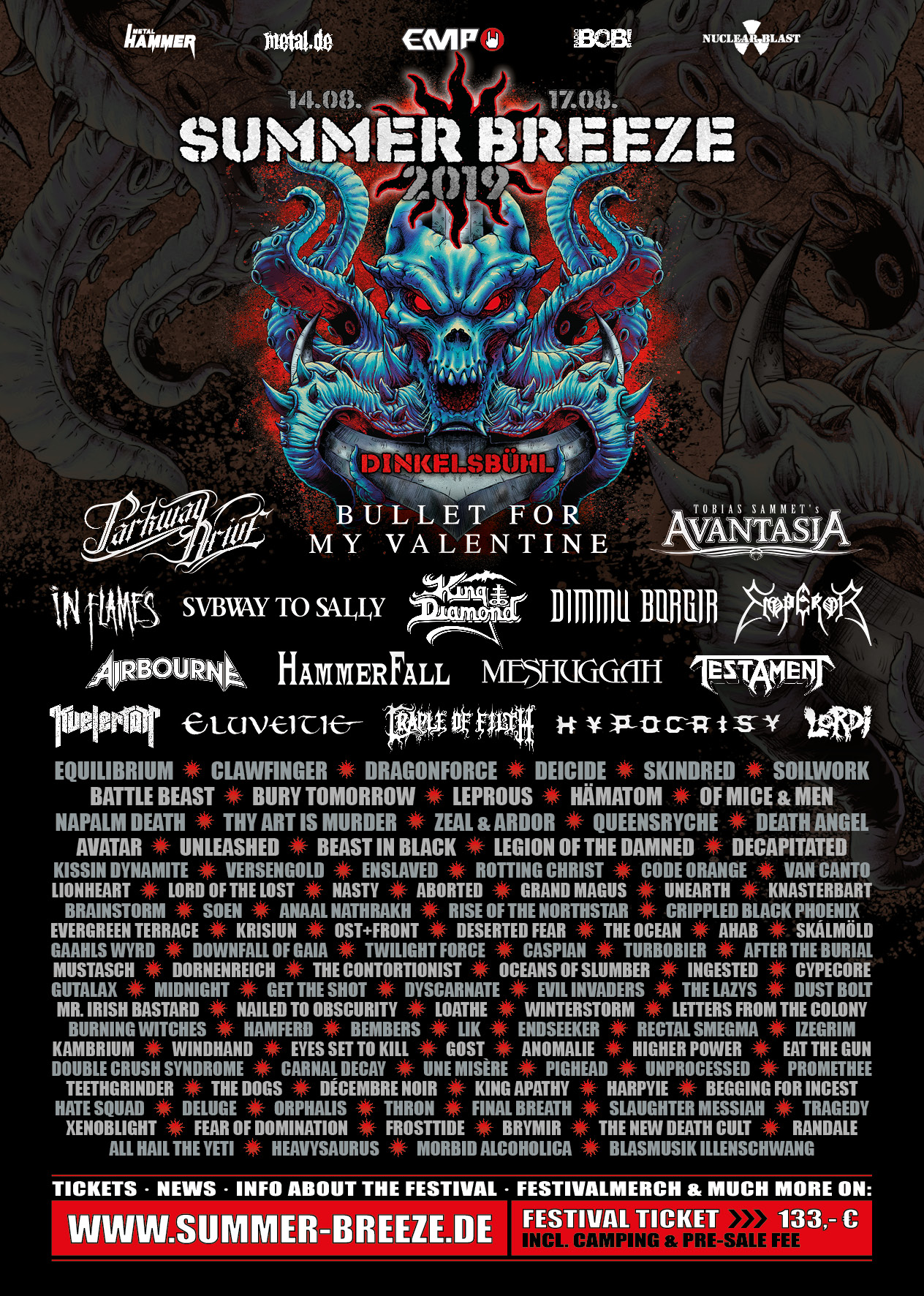 Bild Summer Breeze 2019 Poster