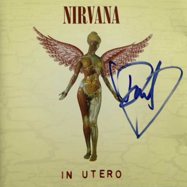 Nirvana - CD Album In Utero signiert von Dave Grohl