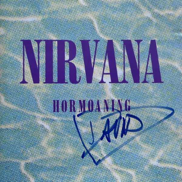 Nirvana - EP Cover Hormoaning VÖ 05.02.1992 nur in Australien und Japan Label Geffen Records signiert von Dave Grohl