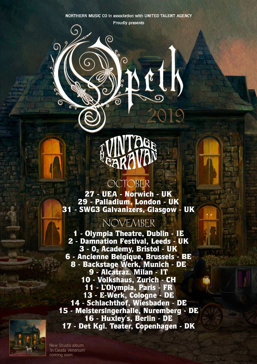 Poster Opeth Tour 2019