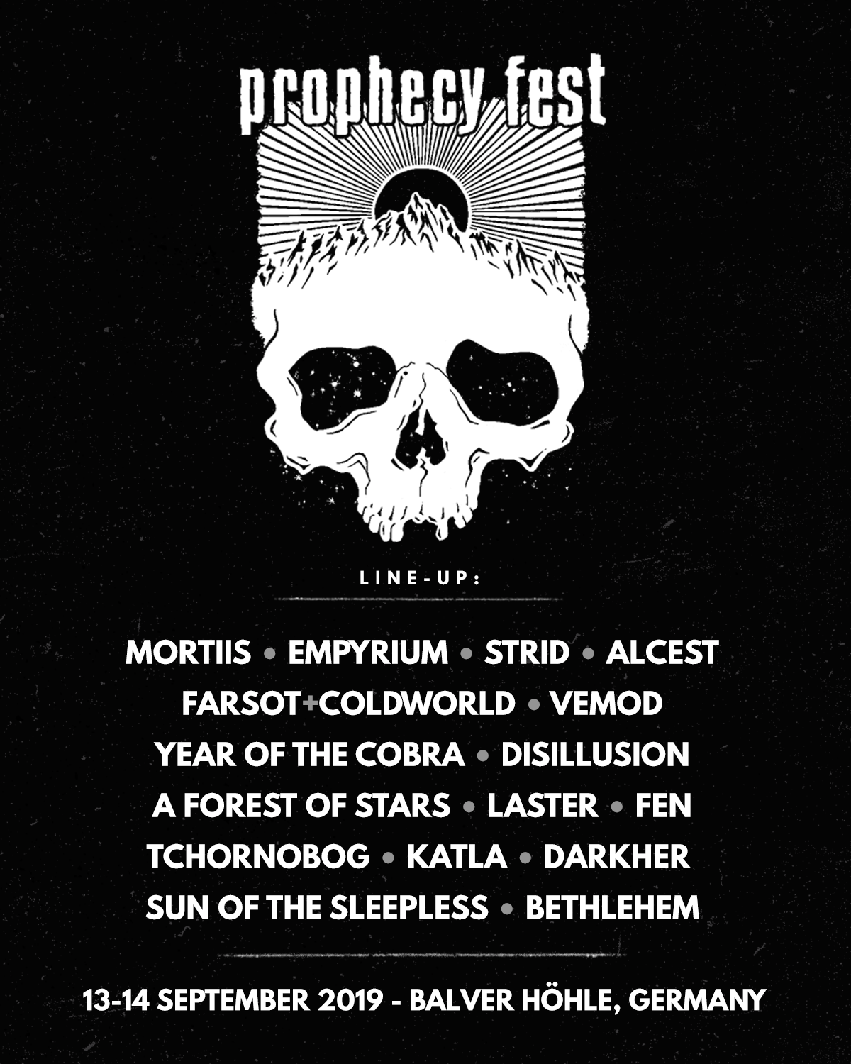 Prophecy Fest 2019 - Line Up