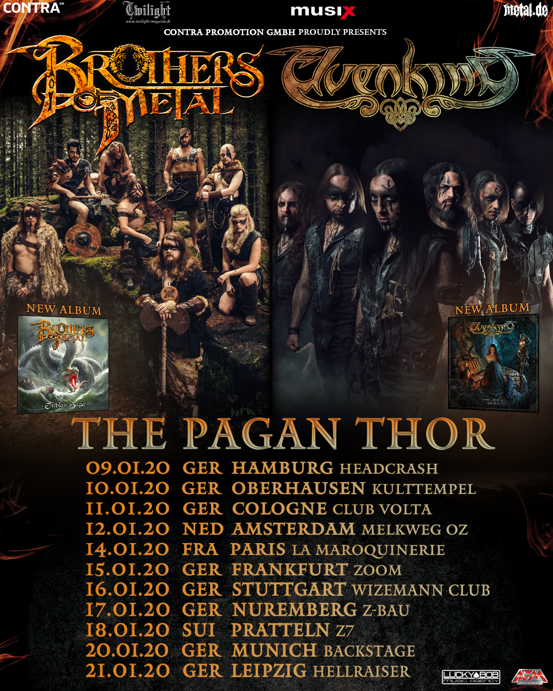 Brothers Of Metal Elvenking The Pagan Thor Metal De