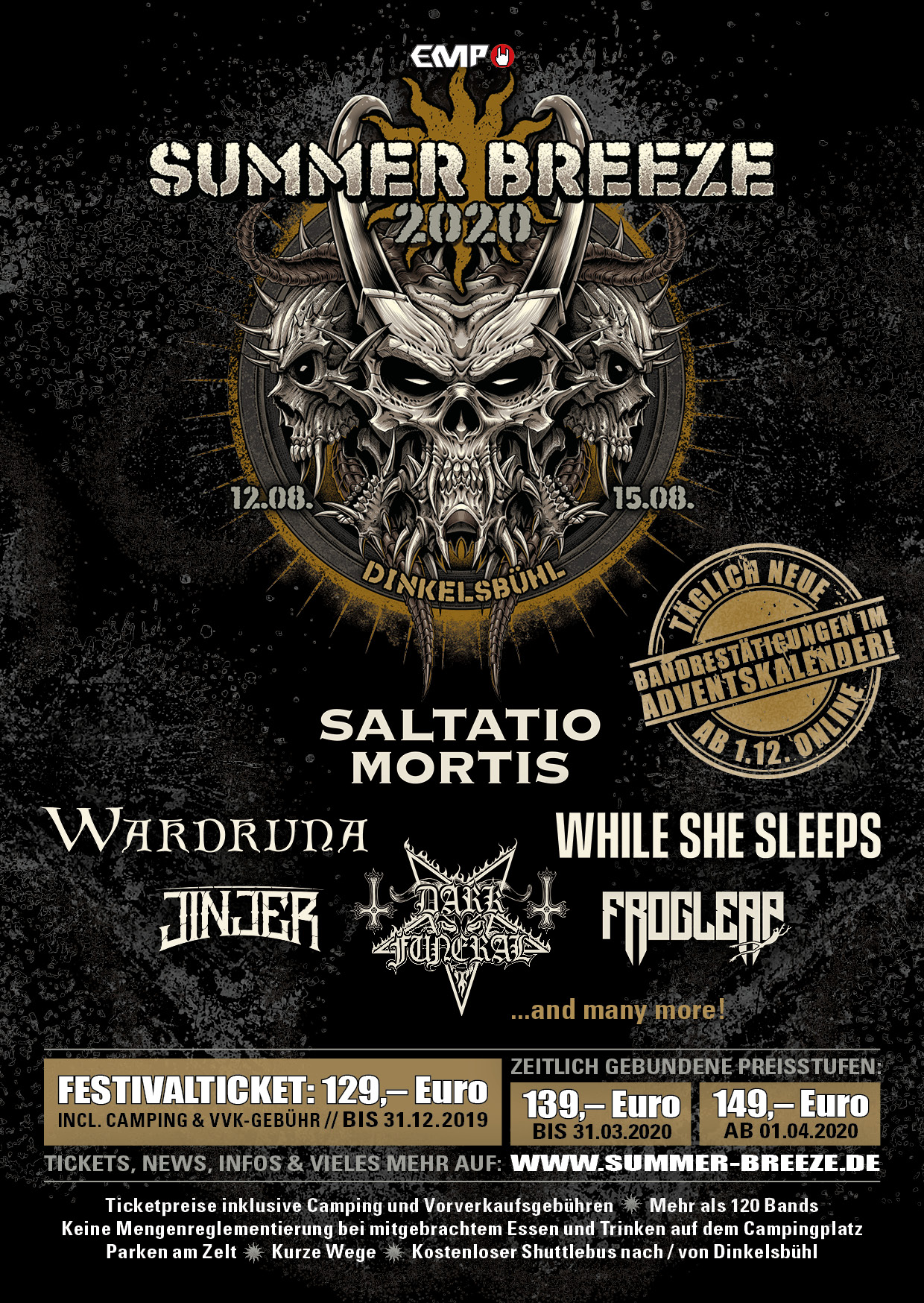 Bild Summer Breeze 2020 Flyer