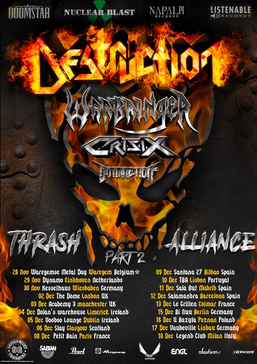Destruction - Thrash Alliance Part 2 Tour 2020