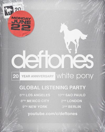 Deftones - Listening Party zu 20th Anniversary von "White Pony"