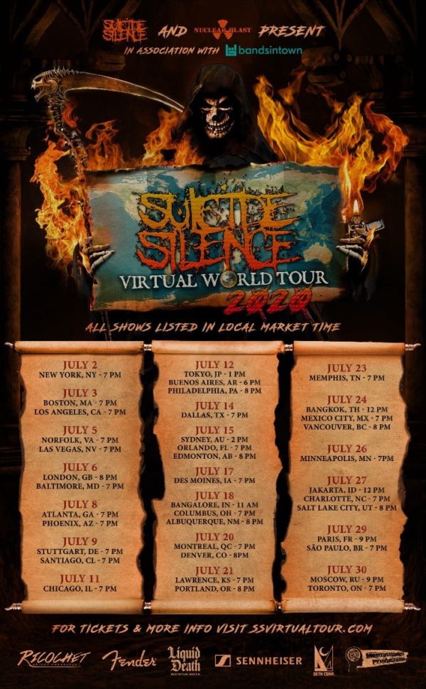 Suicide Silence - Virtual World Tour 2020