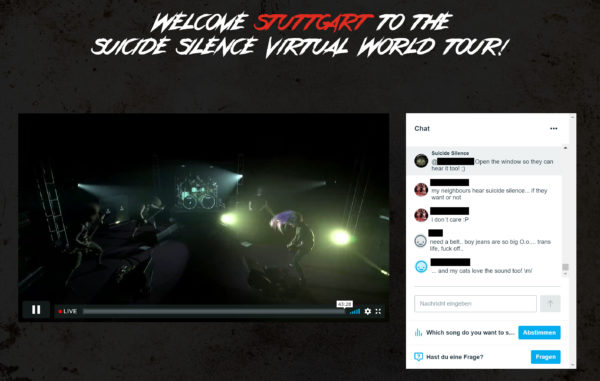 Suicide Silence - Virtual World Tour 2020