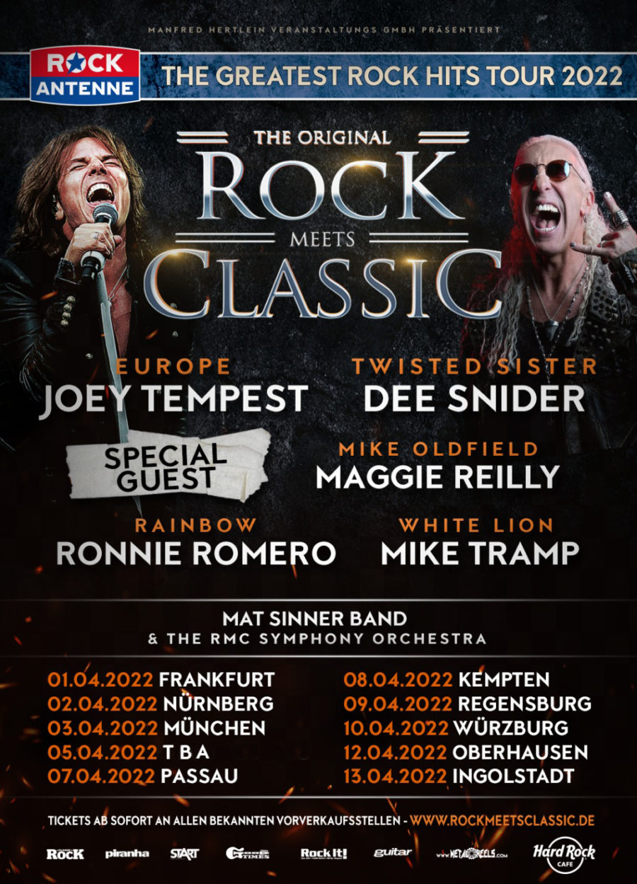 Rock Meets Classic The Greatest Rock Hits Tour 2022 • metal.de