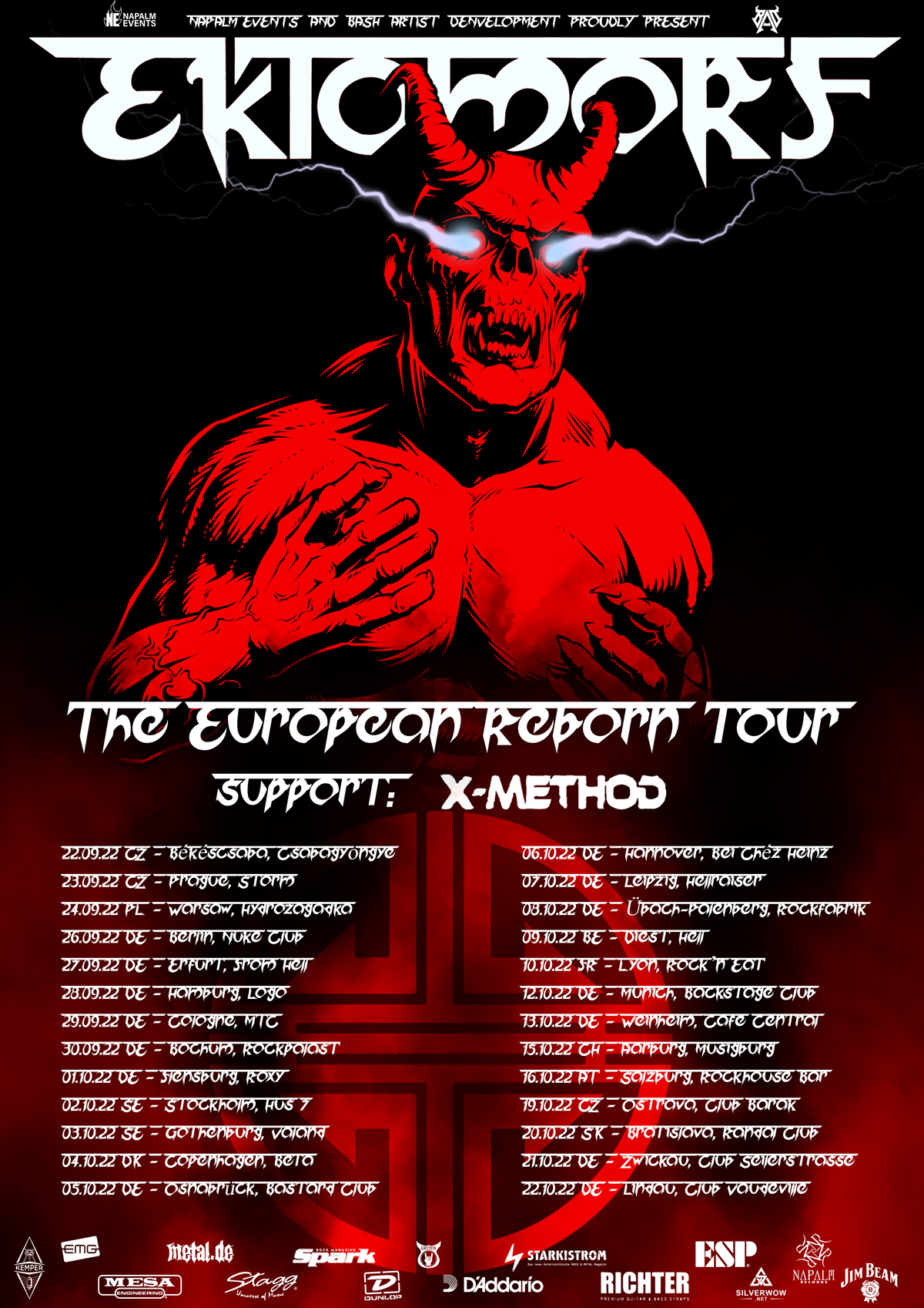 Ektomorf The European Reborn Tour 2022