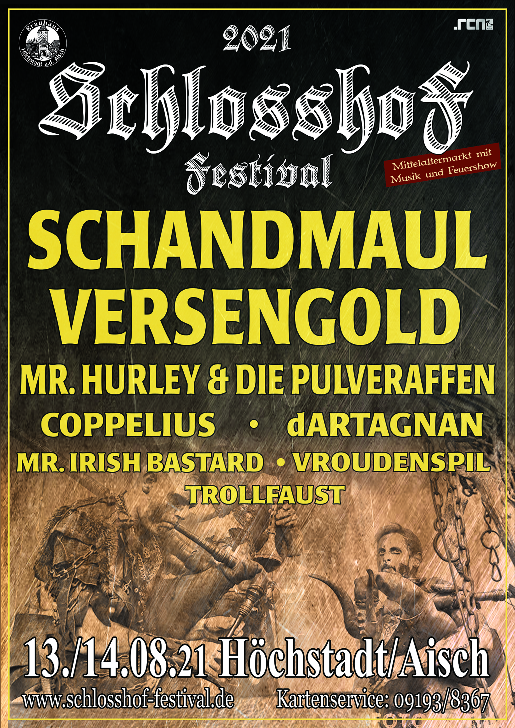 Plakat vom Schlosshof Festival 2021