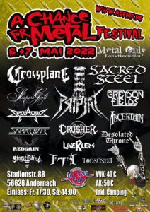 A Chance Fot Metal 2022 Festivalplakat