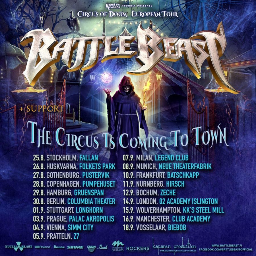 battle beast tour