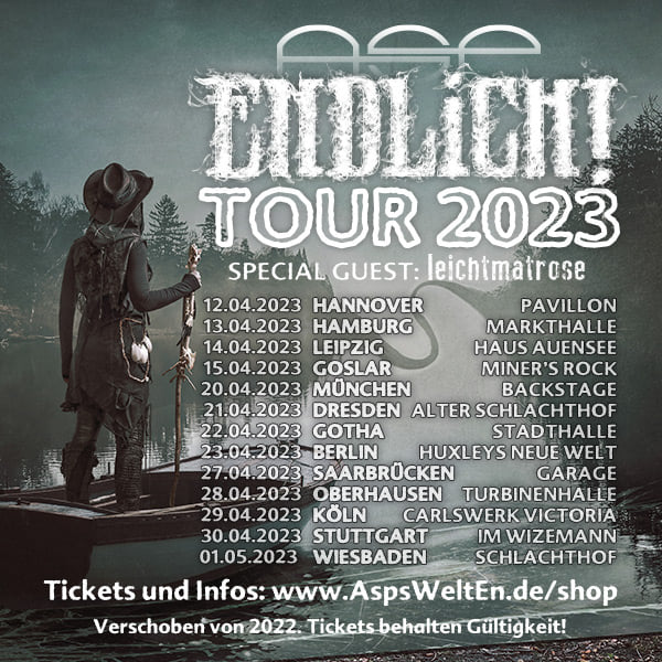 Flyer der ENDLiCH! ASP TOUR 2023