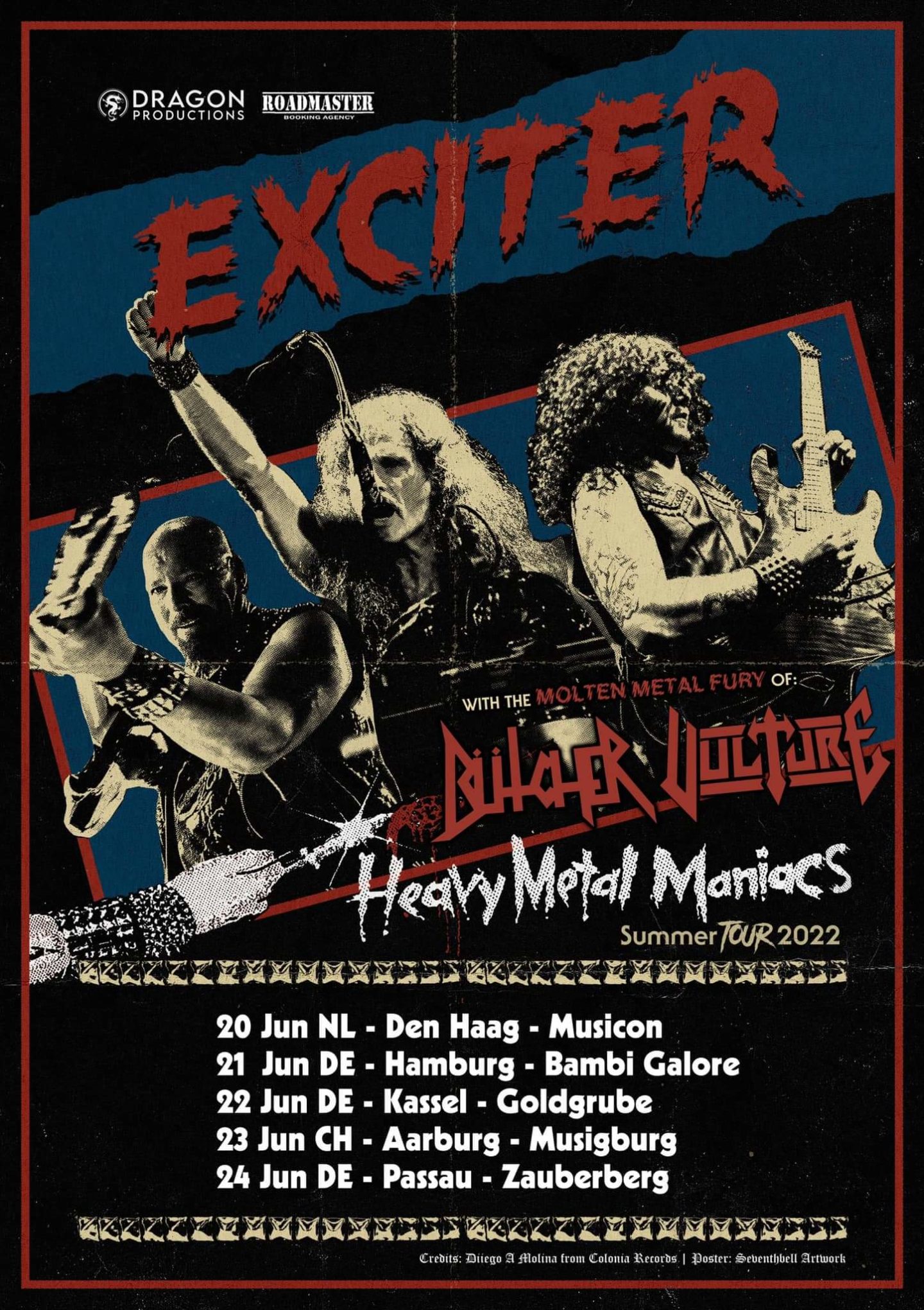 Exciter Heavy Metal Maniacs Summer Tour 2022 • metal.de