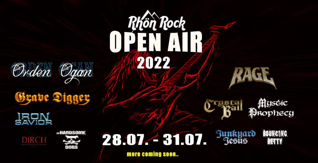 Flyer vom Rhön Rock Open Air 2022