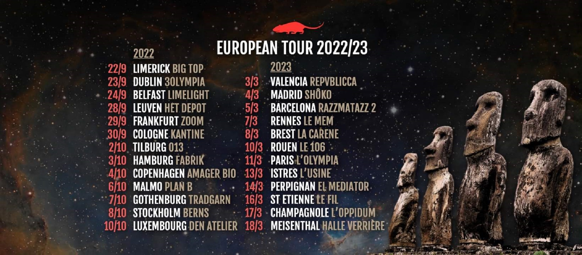 The Stranglers - Europe 22/23