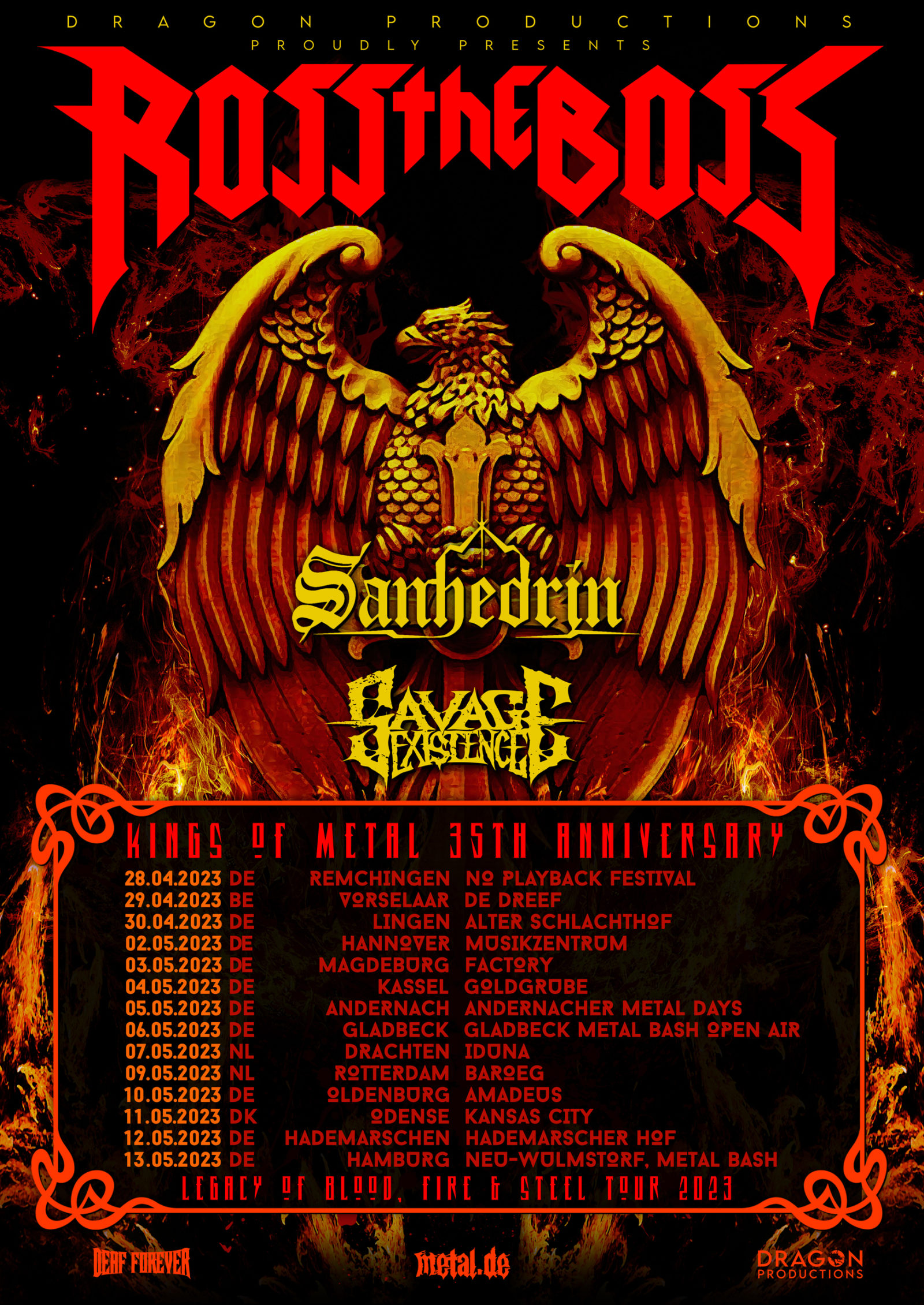 Ross the Boss - Kings Of Metal 35th Anniversary Tour 2023 • metal.de