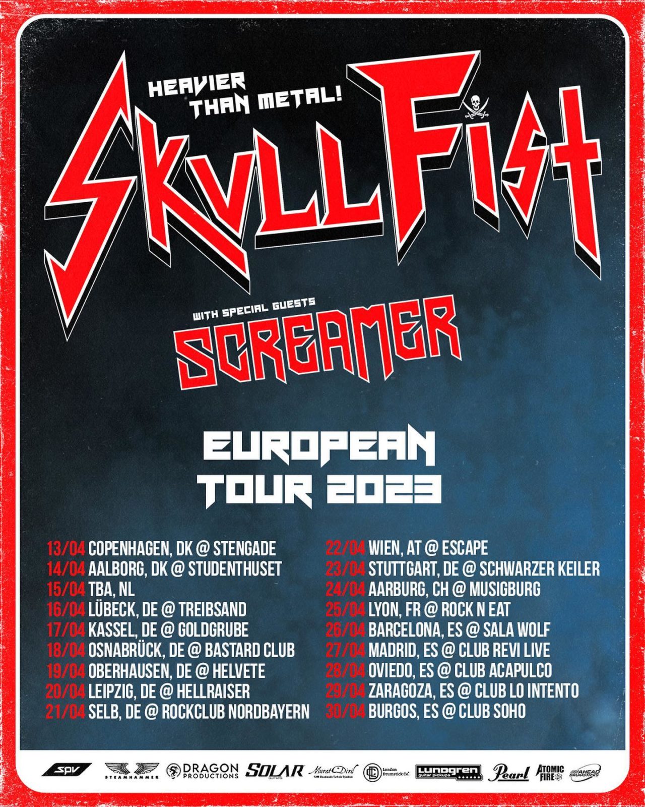 skull fist tour