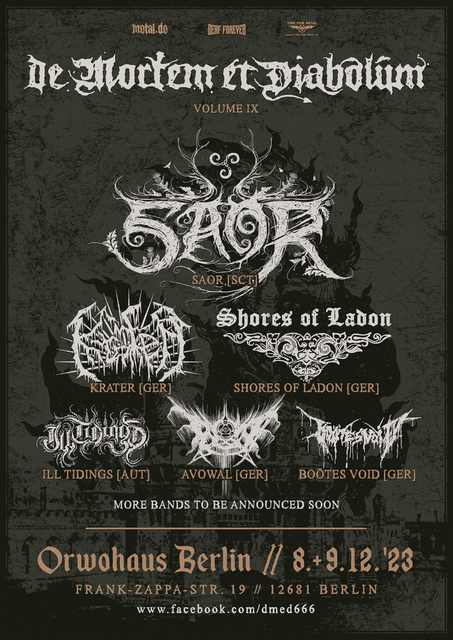 De Mortem Et Diabolum 2023 – Black-Metal-Festival in Berlin