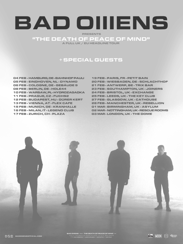 bad omens the death of peace of mind tour