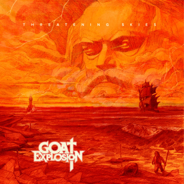 Goat Explosion - Threatening Skies Cover Artwork